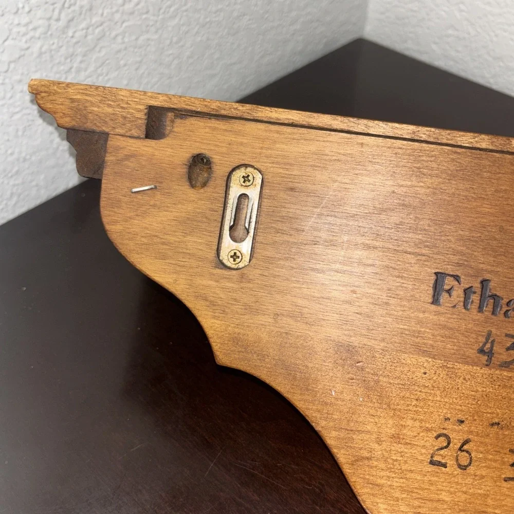 Ethan‎ Allen Vintage Wood Wall Shelf  18